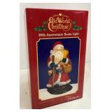 Old World Christmas 20th Anniversary Santa Light