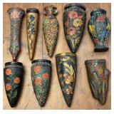 Black Wall Pockets Made in Japan