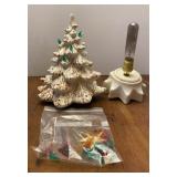 Porcelain Christmas Tree & Giblets