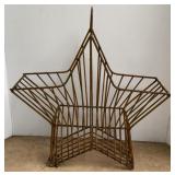 Wire Star Basket Landscape Art