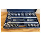 3/4in Drive Socket Set 7/8-2in