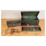 Two Metal Toolboxes & Contents
