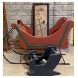 Christmas Sled Decor