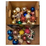 Vtg & Modern Glass Christmas Balls