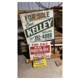 Vtg Shelbyville Realtor signs