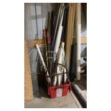 PVC Pipe, Plumbing Tape & Mud Stirrer