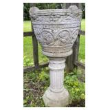 Concrete Planter on Pedestal