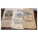 Local Antique Seed Sacks from Cortelyou & Lux