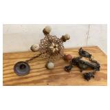 Antique Cast Metal Suspended Light Fixtures