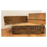 Antique Cheese & Cobbler Boxes