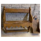 Wall Mount Ornate Style Shelf & Candle Box