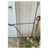 Wrought Iron Swing Plant Holder