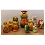Russian & Polish Christmas Nesting Dolls