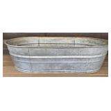 Large Galvanized Wash Tub