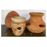 Terracotta Strawberry Pots & Wall Pocket