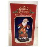 Old World Christmas 2009 Patchwork Santa Light