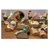 Vtg LE Bow of Cali & Royal Copley Wall Pockets