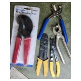 Hex Crimping Tool, wire strippers