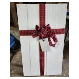 Wood painted Christmas Present Look