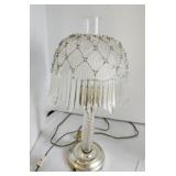 Dresser Lamp, clear glass base