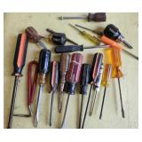 Screwdrivers, various makers