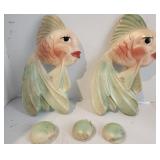 Fish & bubbles, chalk wall decorations