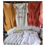 Ladies Tops, handwork, vintage style