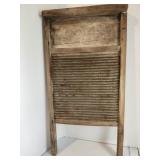 Washboard #441, Metal & Wood