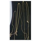 14Kt Gold Broken Chain Necklaces