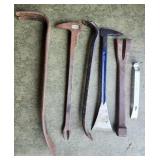Pry Bars, Handy Bars, Nail Pullers