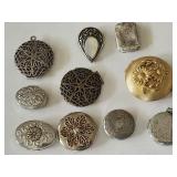 Lockets, various sizes, NO chains