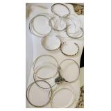 Silver Tone Solid Bracelets,