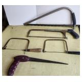 Limb, hack, key hole, coping saws