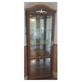 Lighted Corner Display Cabinet
