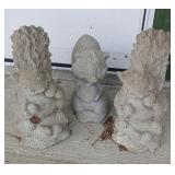 Concrete Squirrel Statues