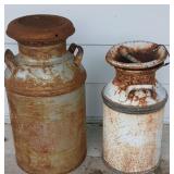 Buhl Milk Cans