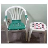Lawn Chair and Table