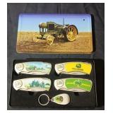 Set of John Deere Pocket Knifes