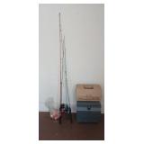 Fishing Poles and Tackle Boxes