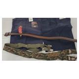 Dickies pants, belt +