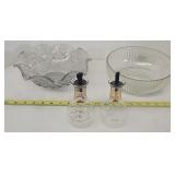 Pyrex O&V, pressed serving bowls