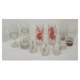 13 Christmas glasses