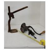Bottle capper & Griswold grinder