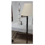 30" table lamp & floor lamp