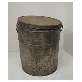 14" lard tin. 12" diameter