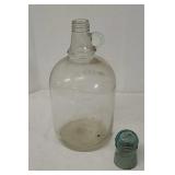 Glass 1 gallon jug & insulator
