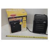 Ceramic heater. Powers on