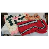 3 Afghans. Smaller size/ lap covers