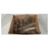 30 - 5" old drinking glasses/jelly jars