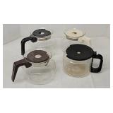 4 coffee pots. 10 cups & less